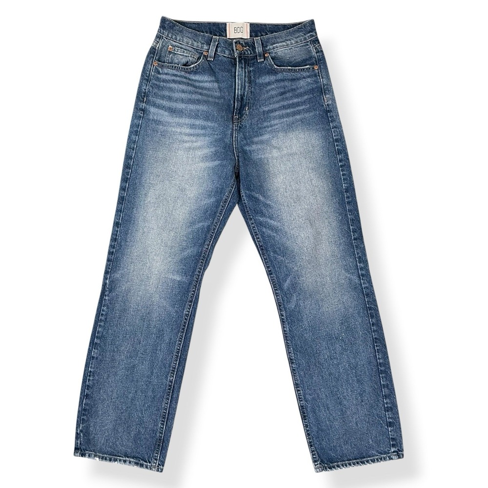 BDG Jeans Women 29x28 Blue Cowboy Jean Straight Cotton Denim Urban Outfitters